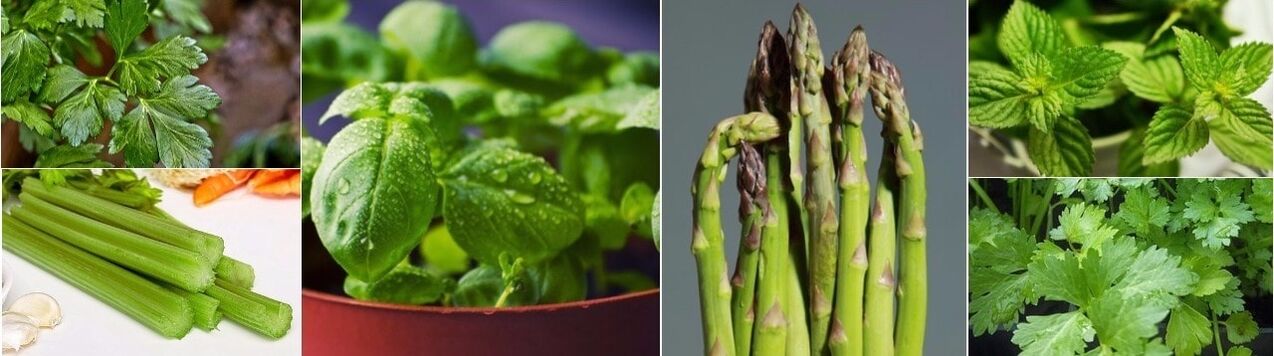 Verdes que axudan a aumentar a potencia nos homes